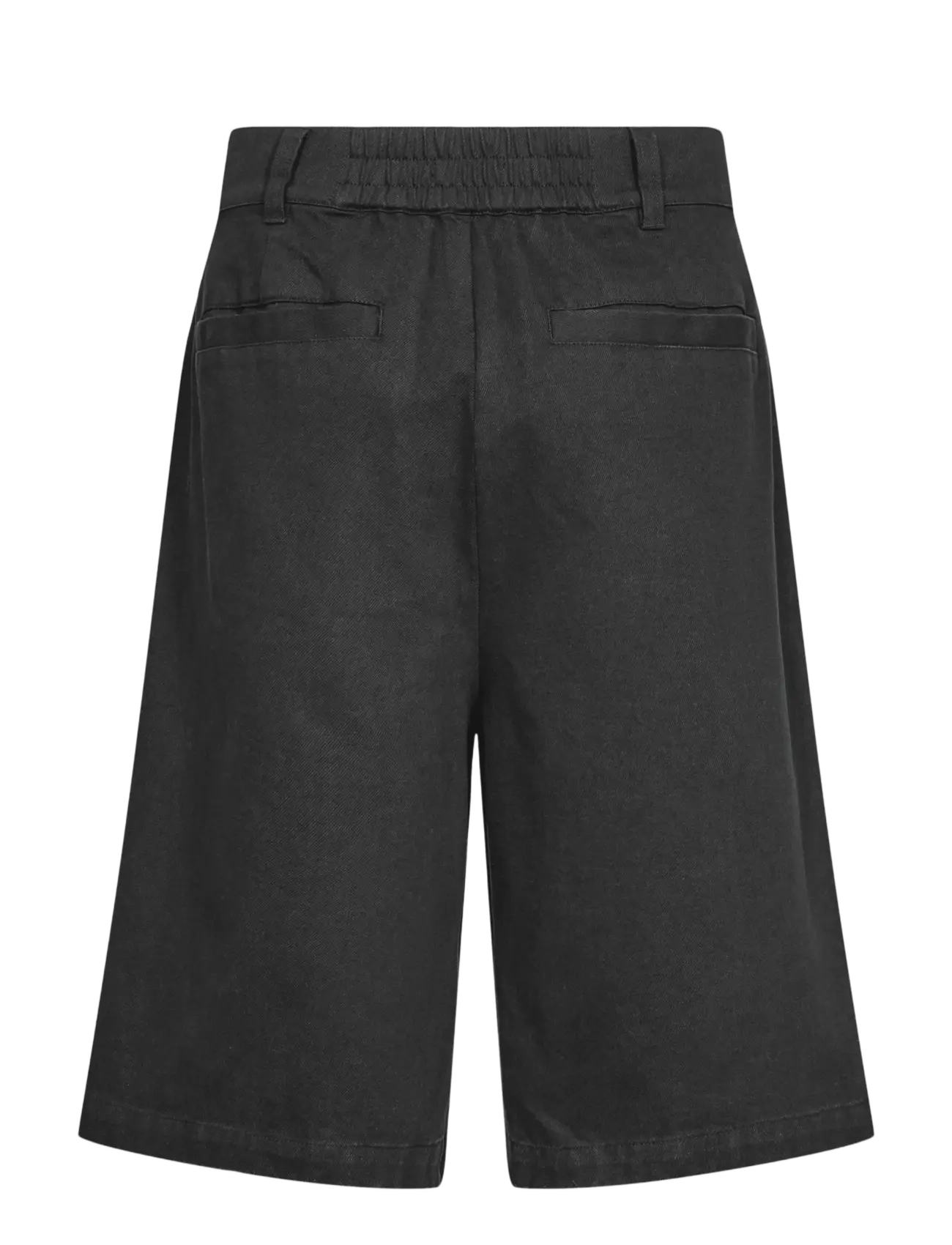 HAN Kjøbenhavn - Wide Leg Twill Shorts - short chino - dark grey - 1