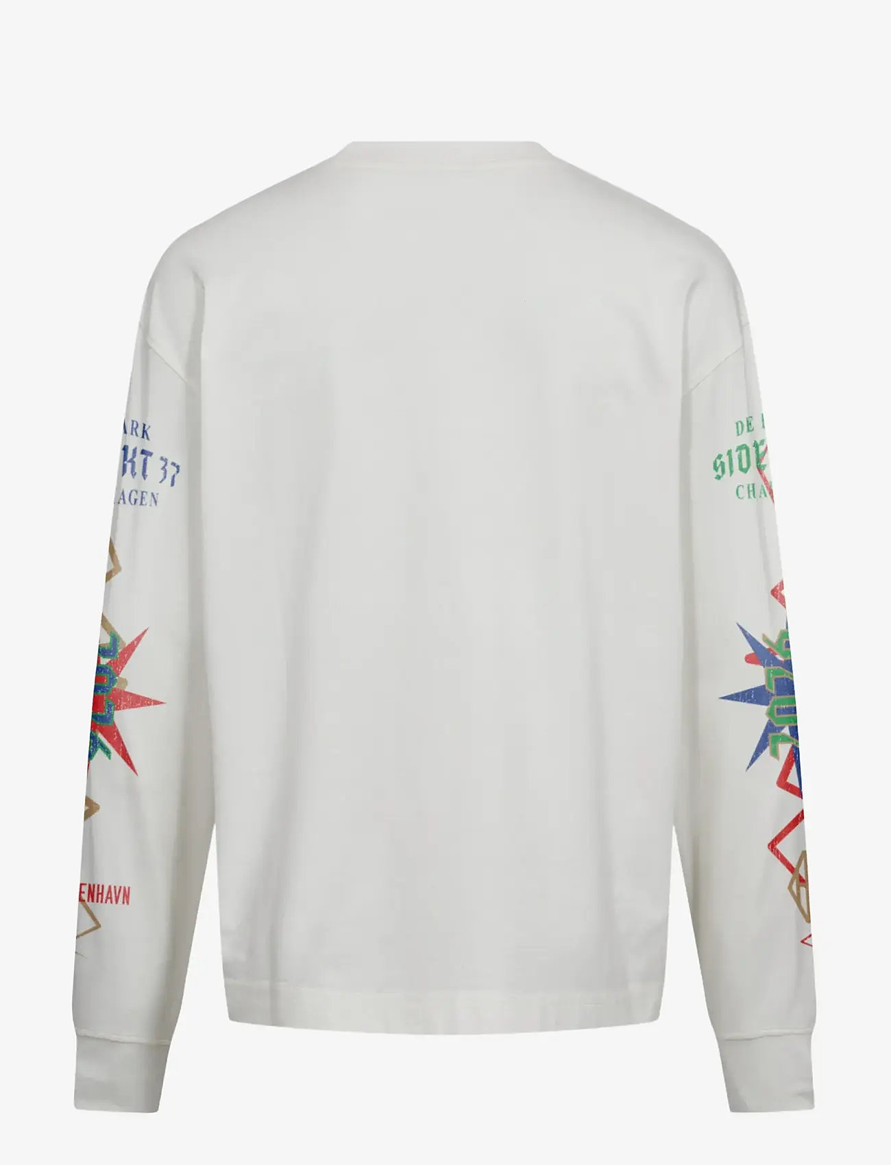 HAN Kjøbenhavn - Graphic Oversized Tee LS - pikkade varrukatega t-särgid - white - 2