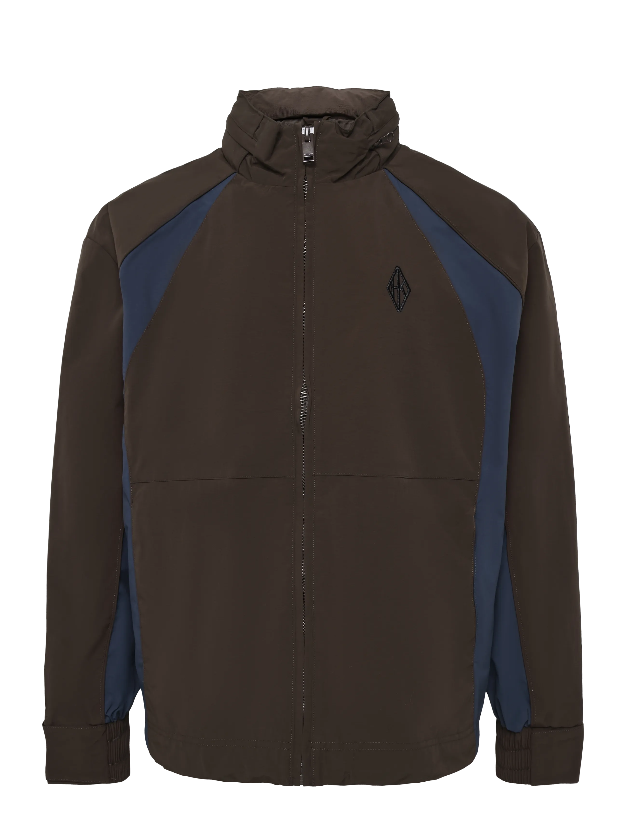 HAN Kjøbenhavn - Technical Hooded Jacket - efterårsjakker - dark brown - 1