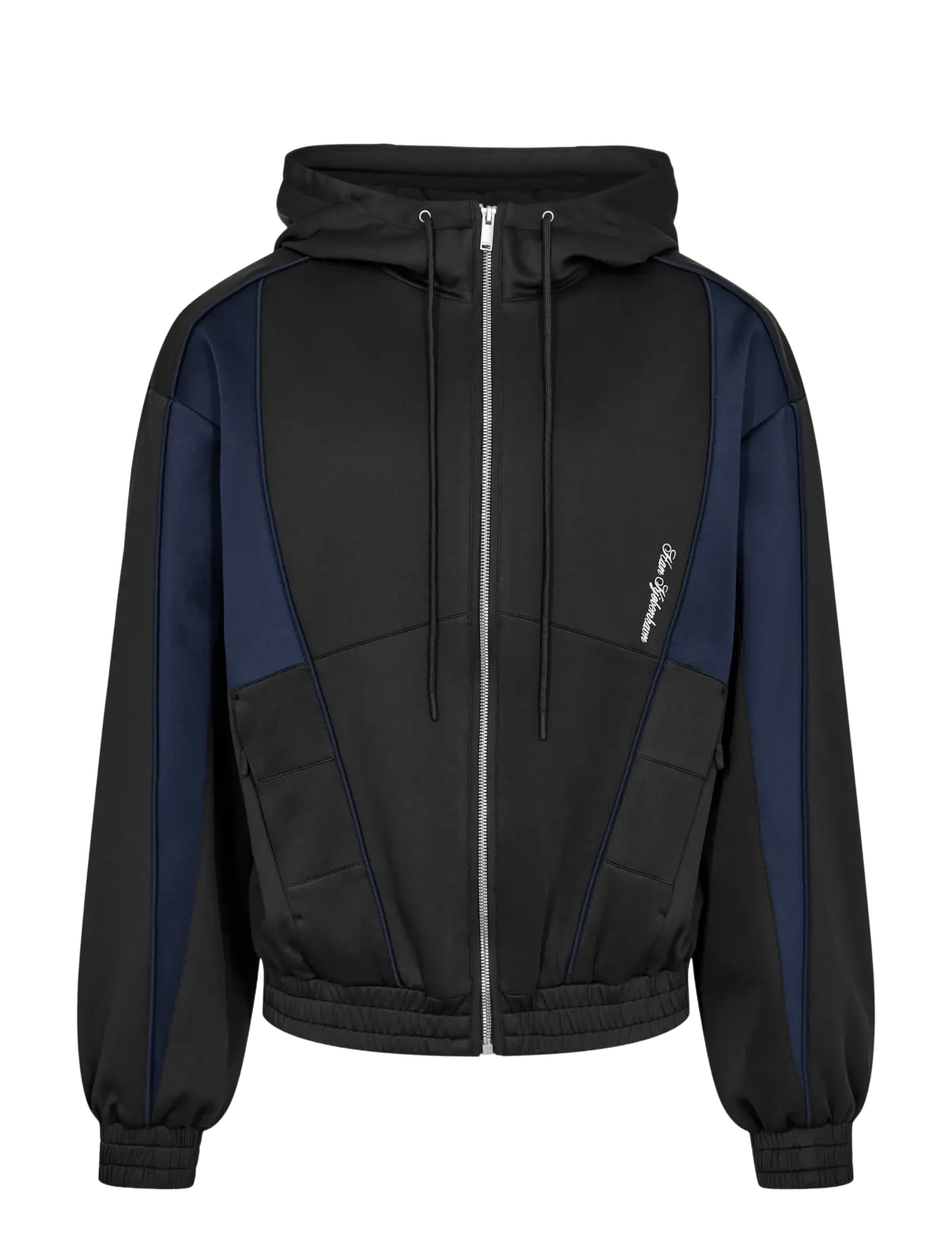 HAN Kjøbenhavn - Panel Track Jacket - höstjackor - black - 1