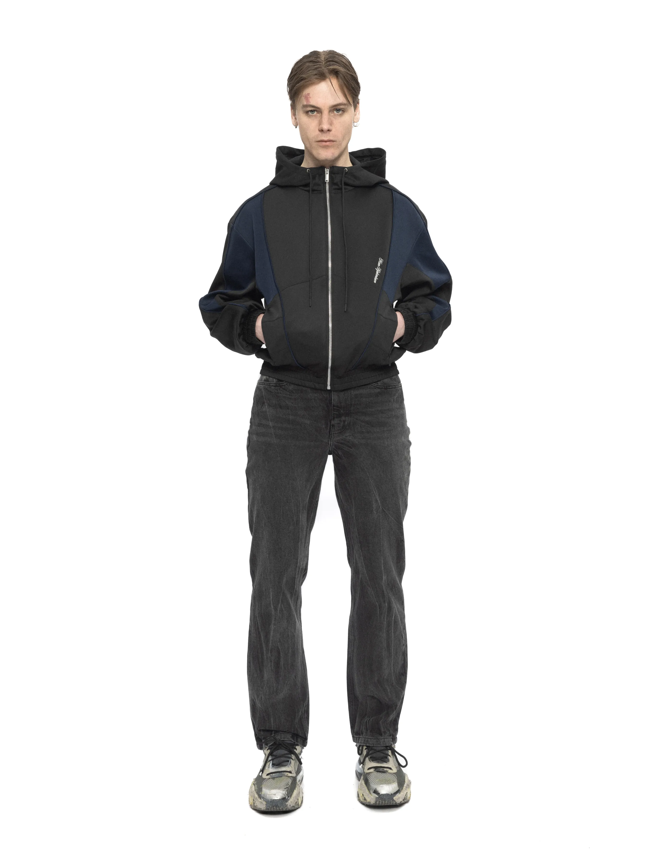 HAN Kjøbenhavn Panel Track Jacket - Jackor - BLACK / black