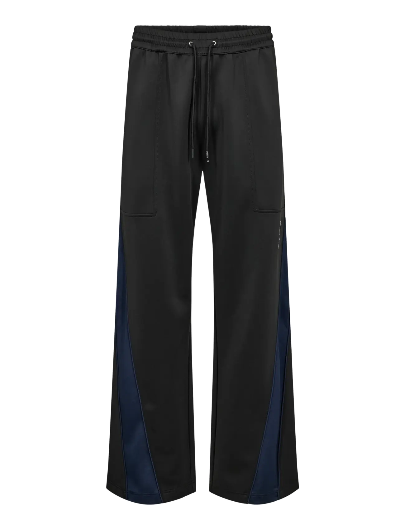 HAN Kjøbenhavn Panel Track Pants - Riided - BLACK / black