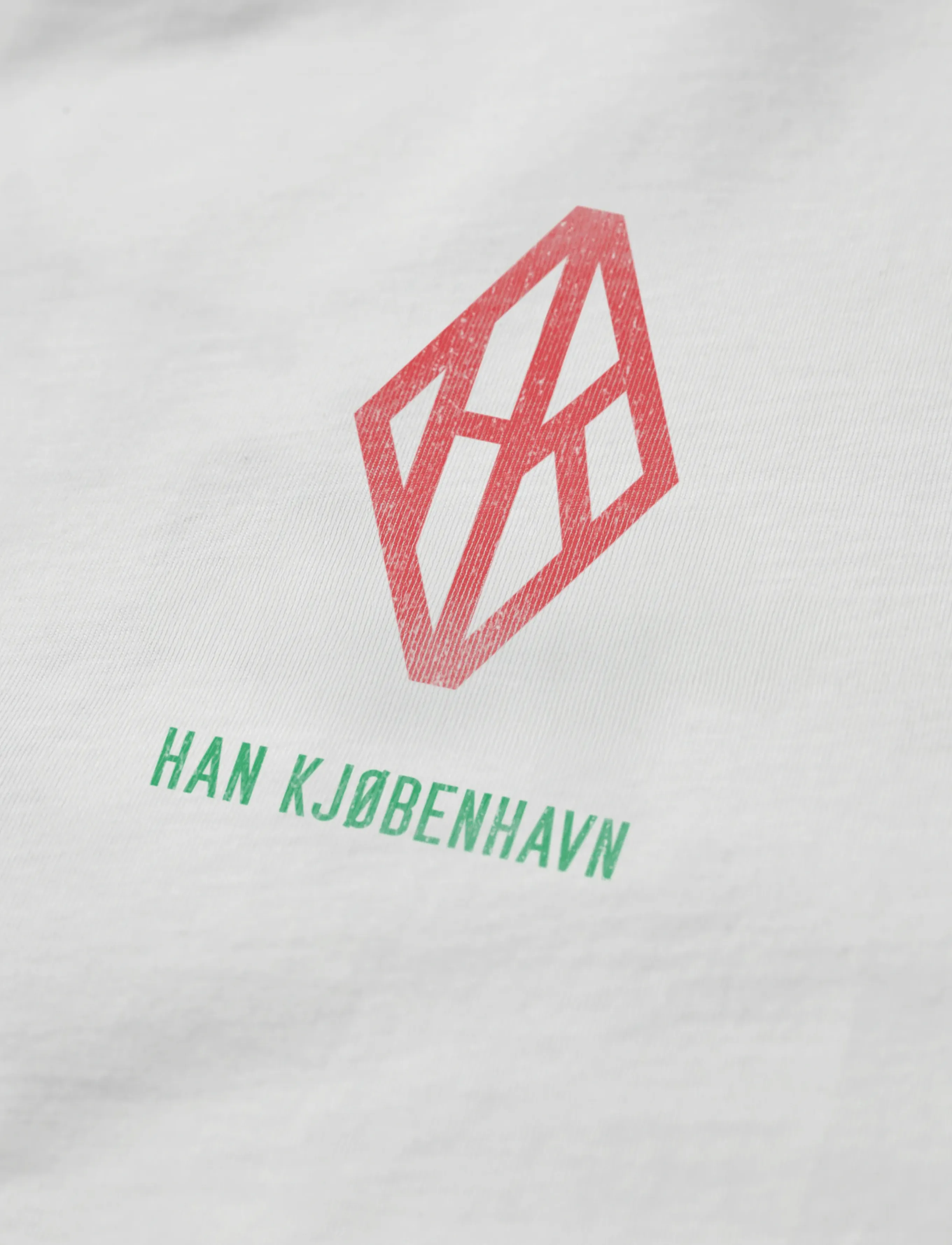 HAN Kjøbenhavn - Graphic Oversized Tee - kortærmede t-shirts - white - 1