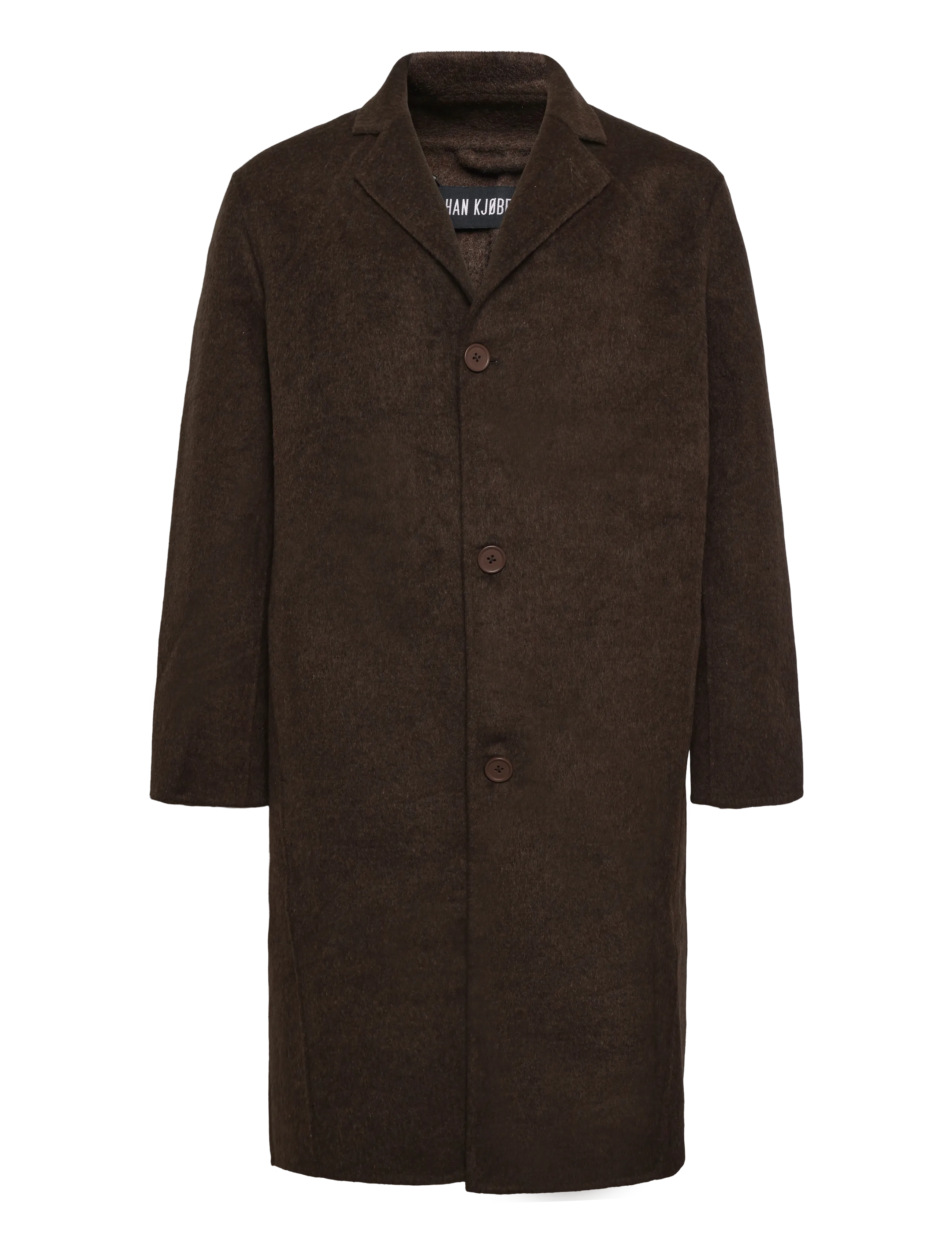 HAN Kjøbenhavn - Diamond Coat - ullrockar - dark brown - 1