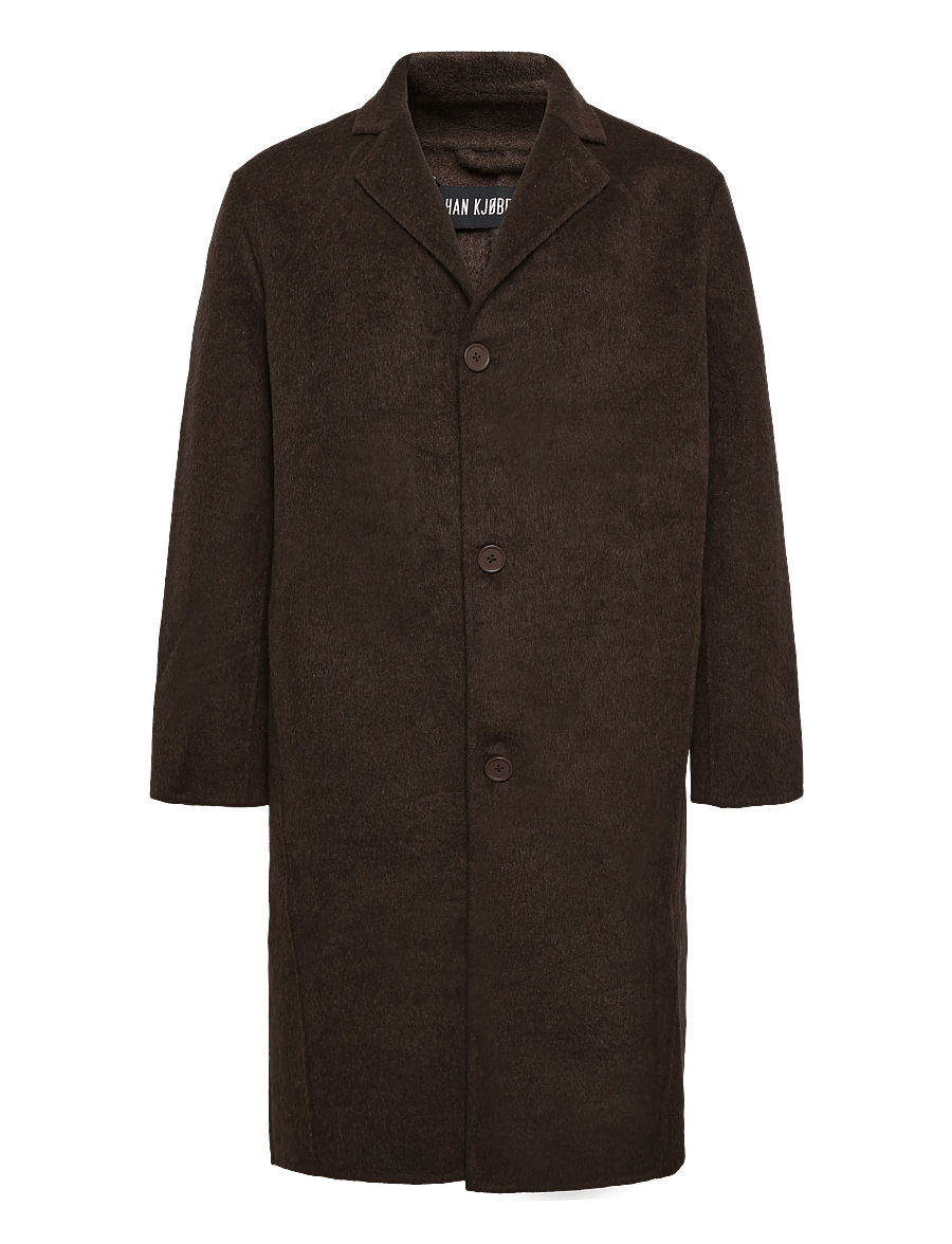 HAN Kjøbenhavn - Diamond Coat - ullrockar - dark brown - 1