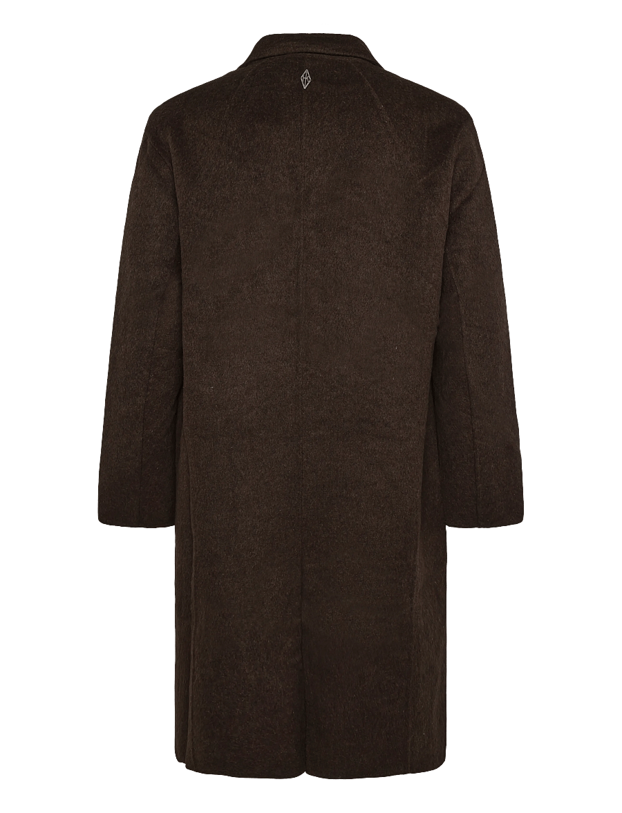HAN Kjøbenhavn - Diamond Coat - ullrockar - dark brown - 2