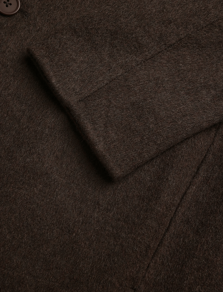 HAN Kjøbenhavn - Diamond Coat - ullrockar - dark brown - 4