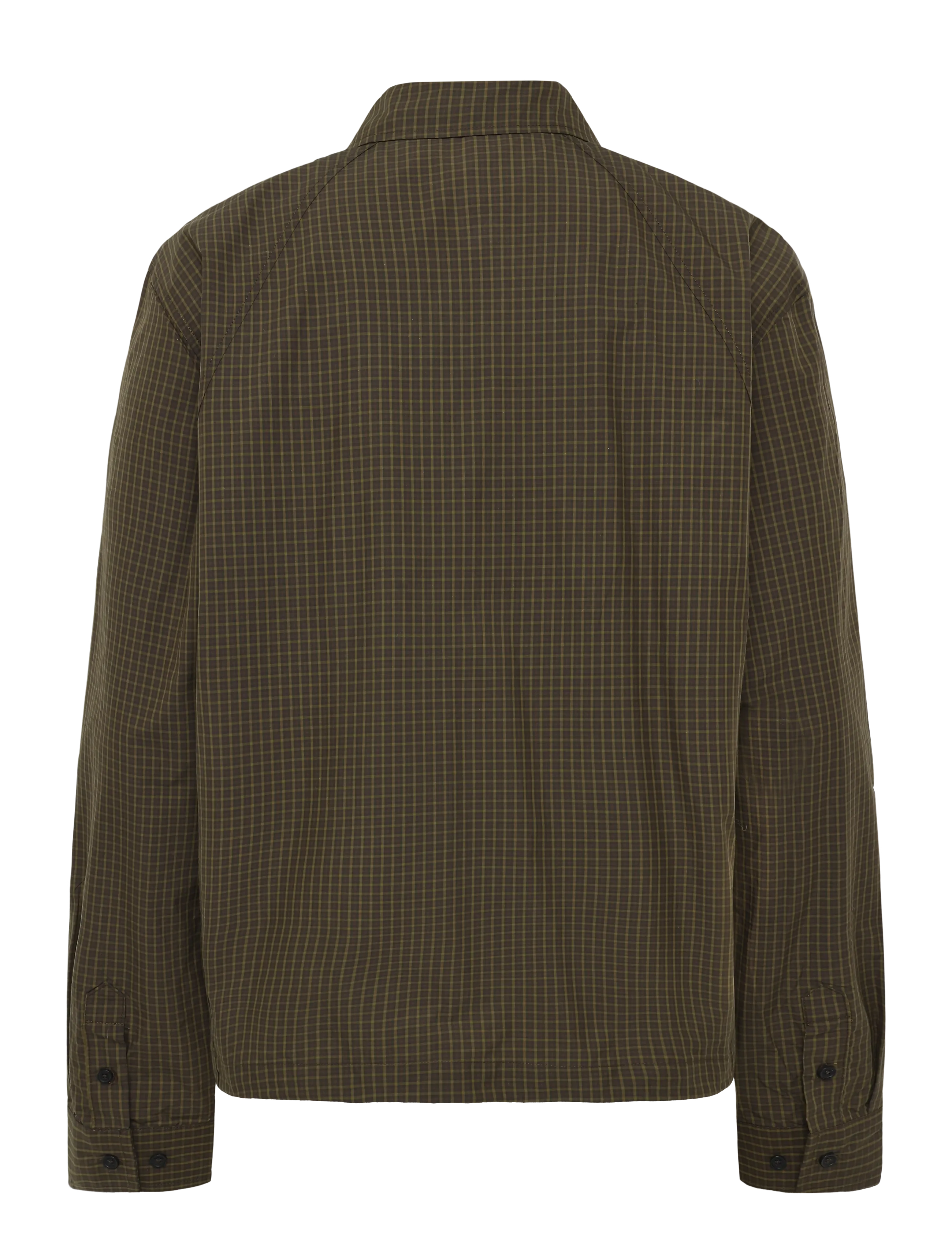 HAN Kjøbenhavn - Zip-up Boxy Shirt - achetez selon l'occasion - dark brown - 2