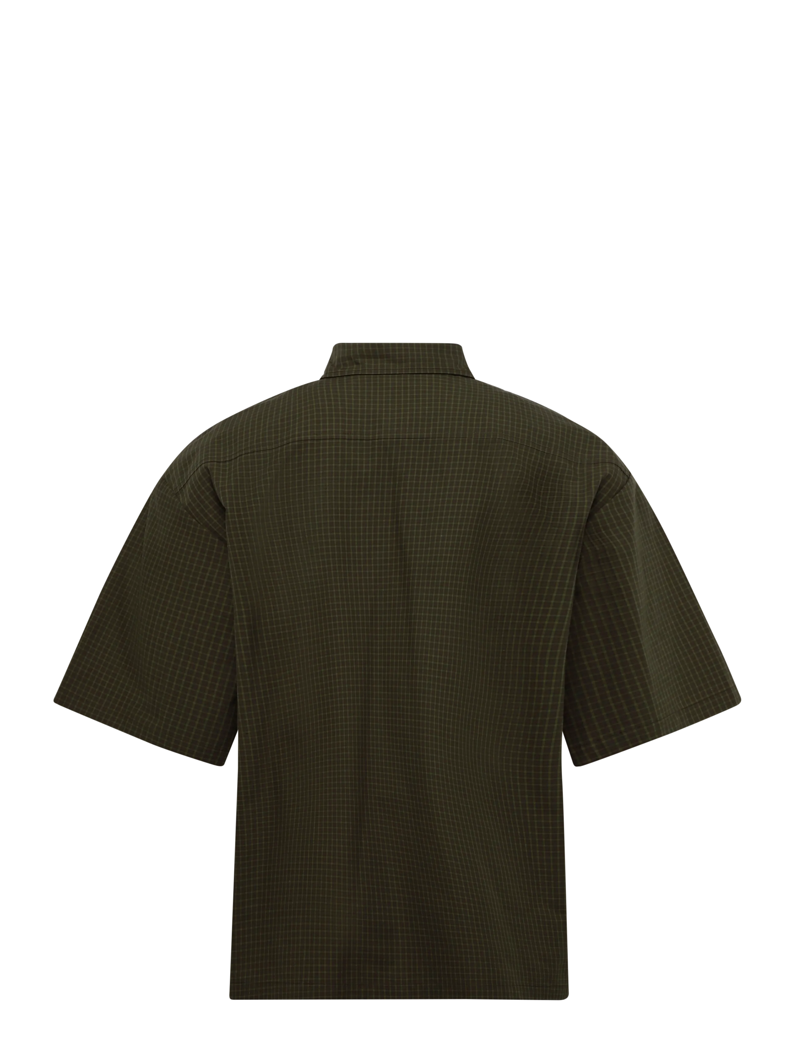HAN Kjøbenhavn - Checked Short Sleeve Shirt - karierte hemden - dark brown - 2