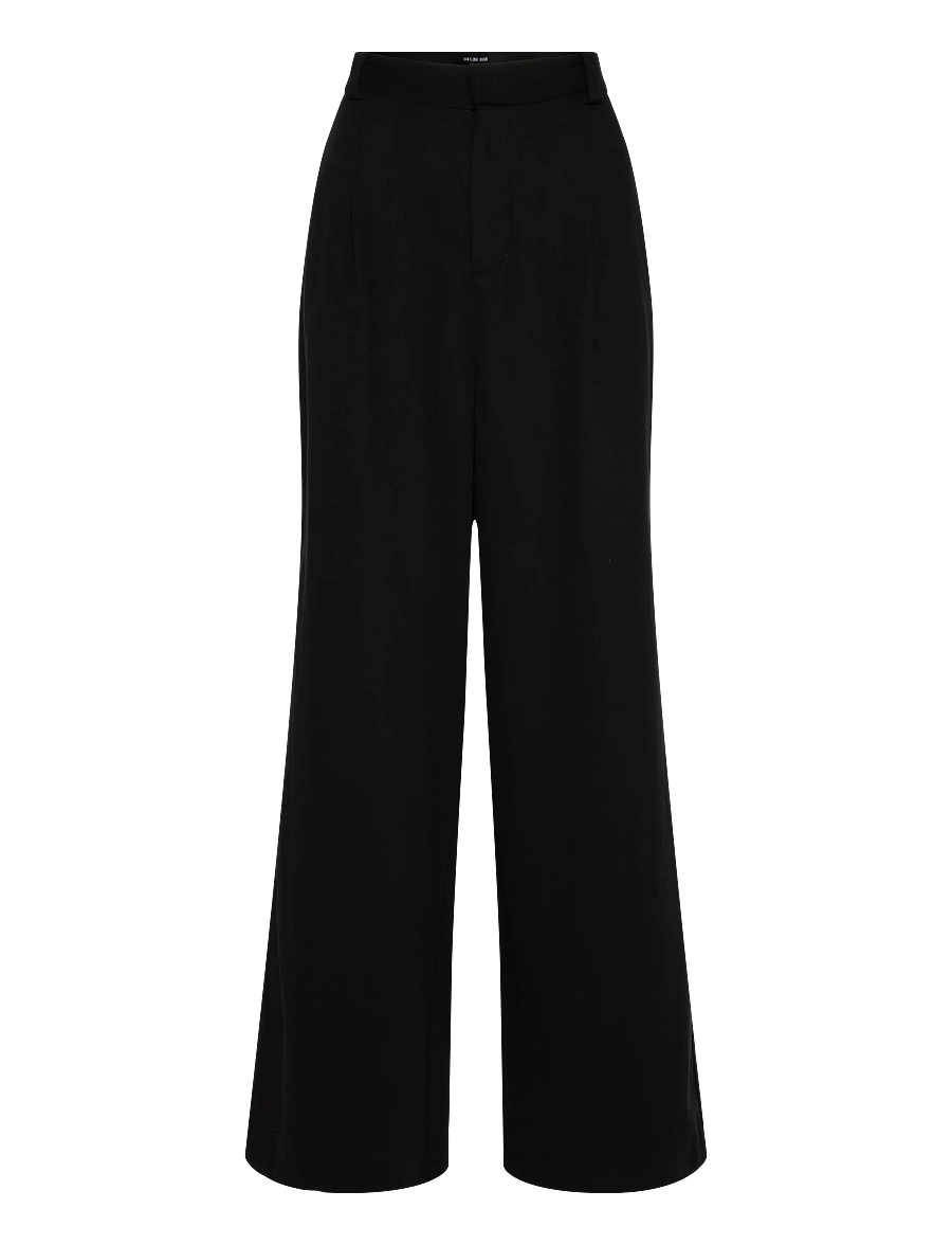 HAN Kjøbenhavn - Relaxed Tencel Trousers - vabaajapüksid - black - 1