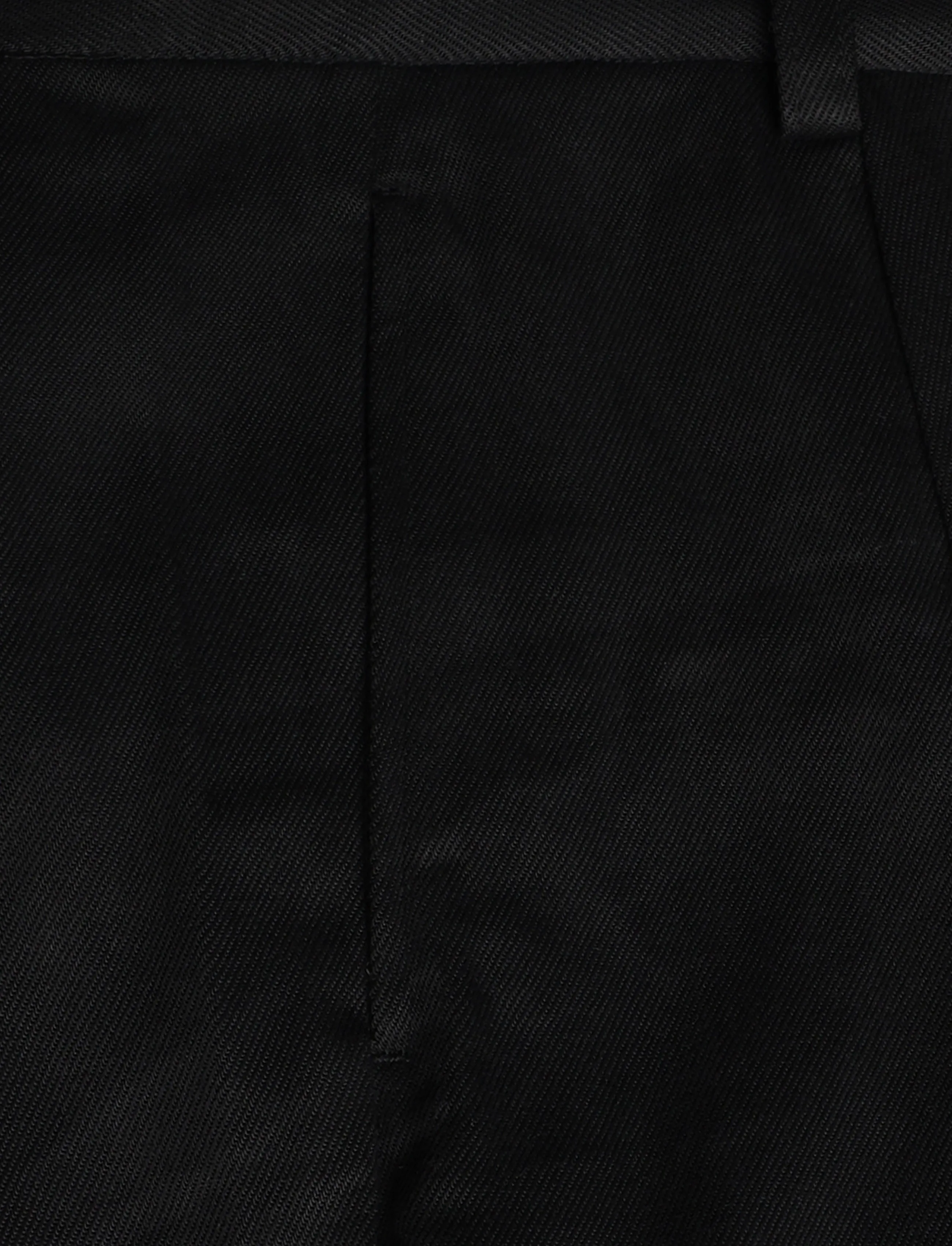 HAN Kjøbenhavn - Relaxed Tencel Trousers - vabaajapüksid - black - 4