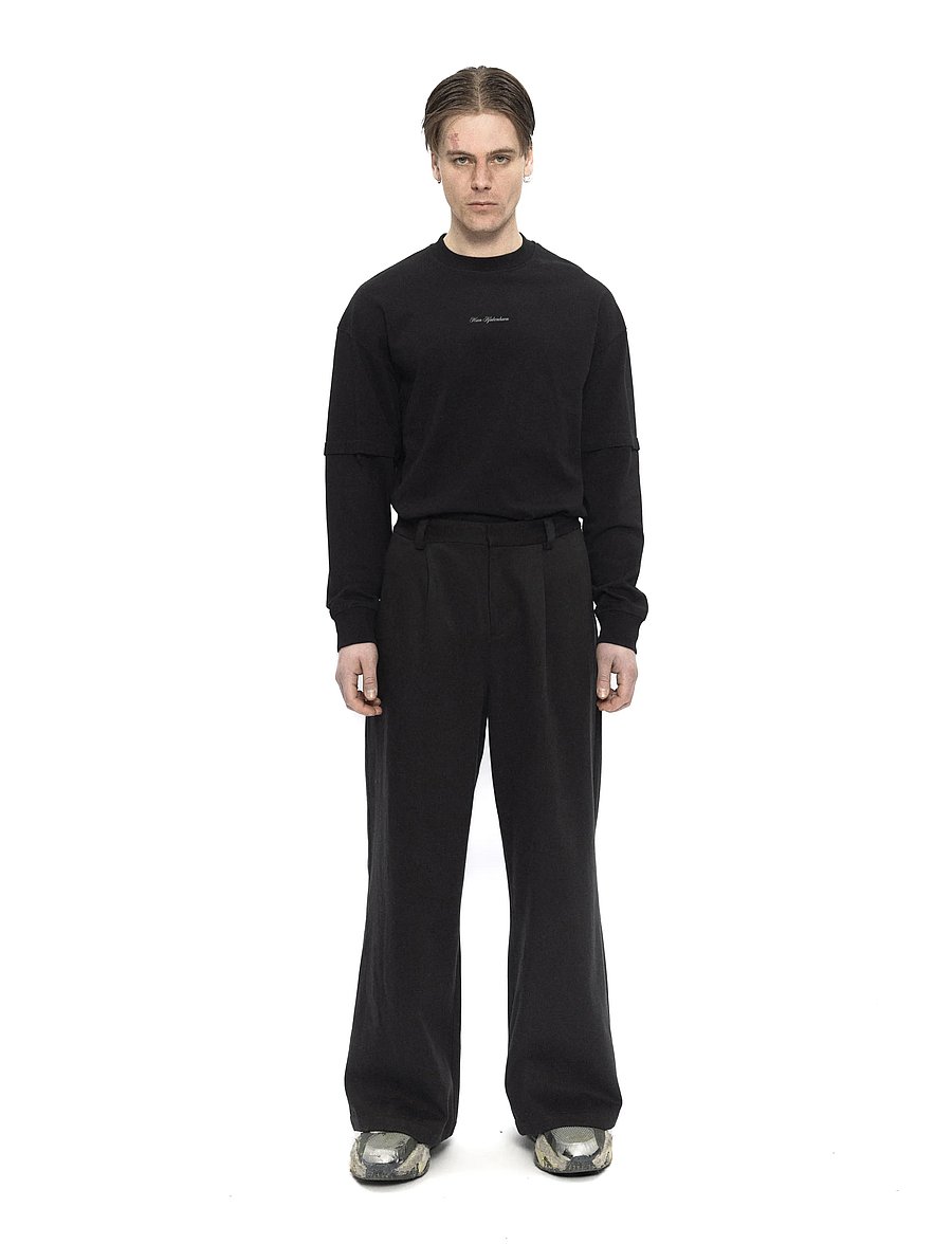 HAN Kjøbenhavn - Relaxed Tencel Trousers - dark brown - 0