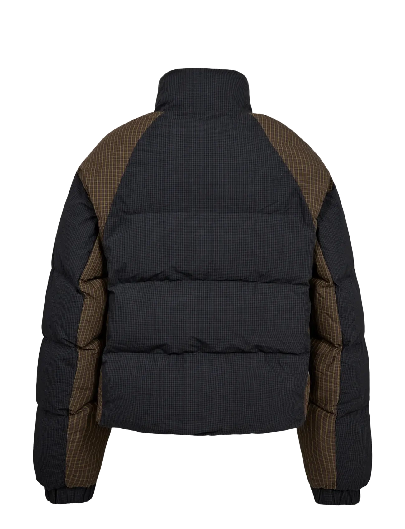HAN Kjøbenhavn - Checked Puffer Jacket - midnight navy - 2