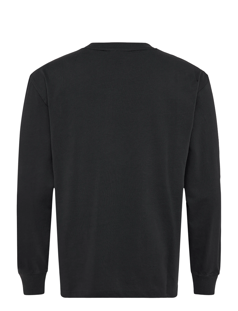 HAN Kjøbenhavn - Daily Regular Long Sleeve Tee - langærmede t-shirts - black - 1