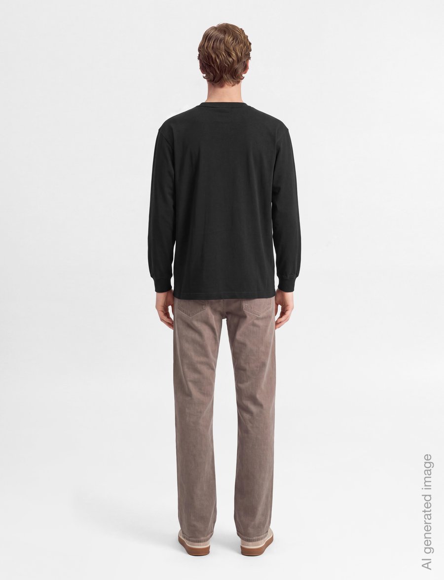HAN Kjøbenhavn - Daily Regular Long Sleeve Tee - langärmelig - black - 4