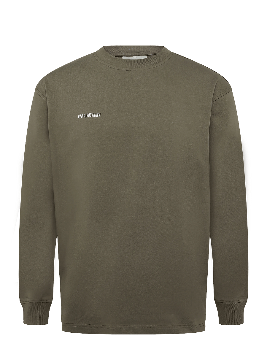 HAN Kjøbenhavn - Daily Regular Long Sleeve Tee - langärmelig - dusty brown - 0