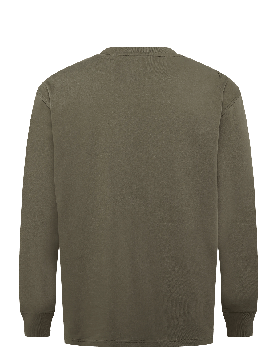 HAN Kjøbenhavn - Daily Regular Long Sleeve Tee - langärmelig - dusty brown - 1