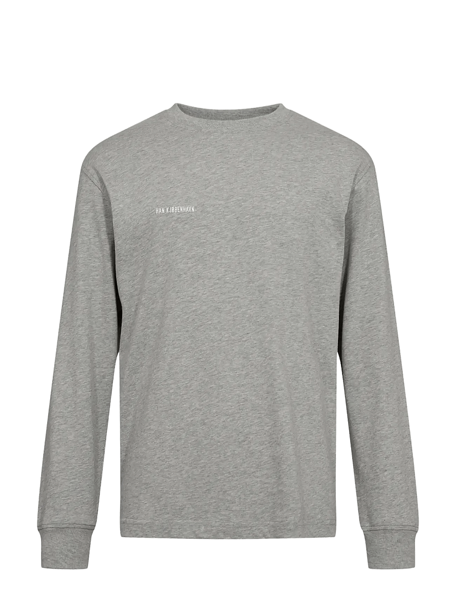 HAN Kjøbenhavn - Daily Regular Long Sleeve Tee - grey melange - 0