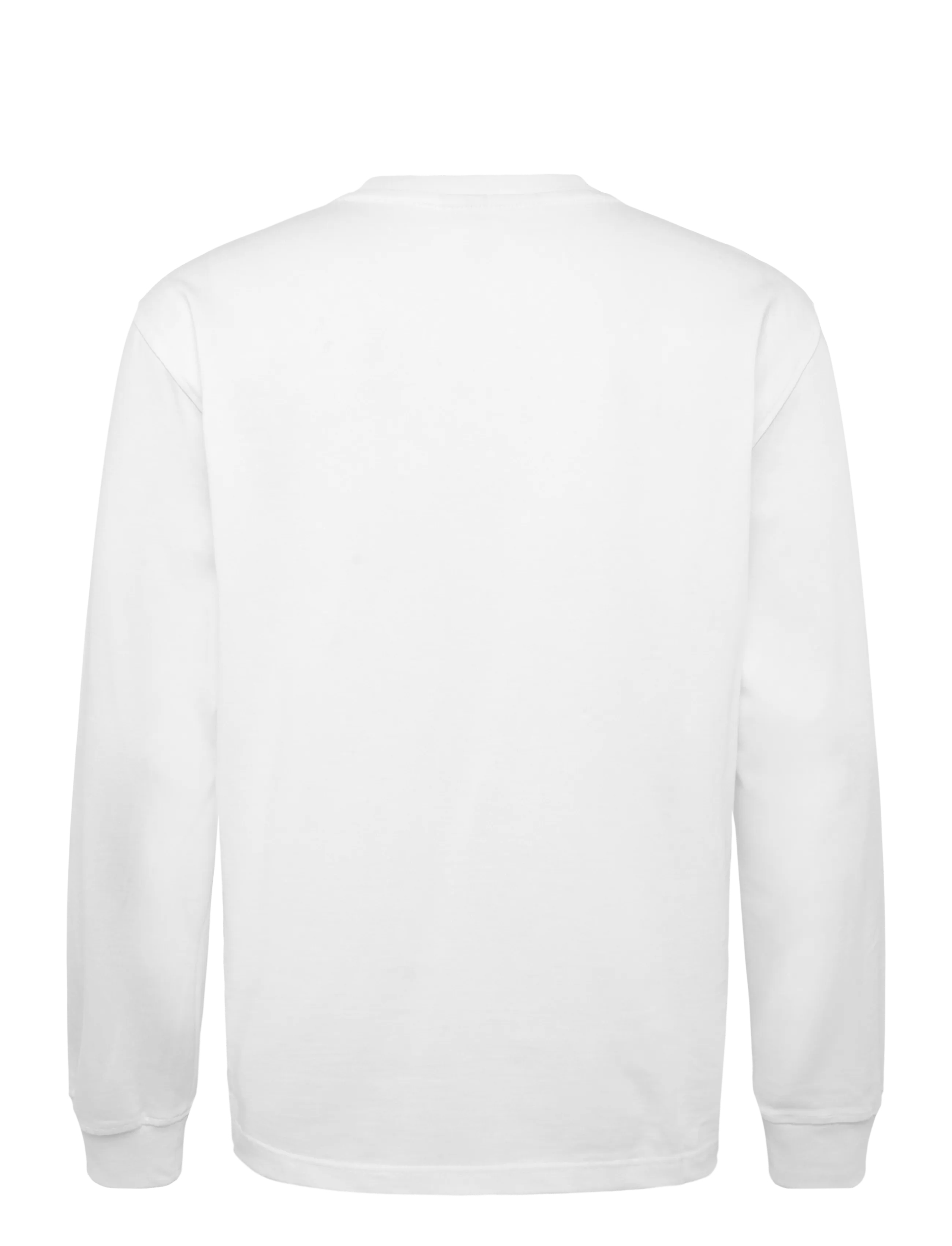 HAN Kjøbenhavn - Daily Regular Long Sleeve Tee - långärmade t-shirts - white - 1