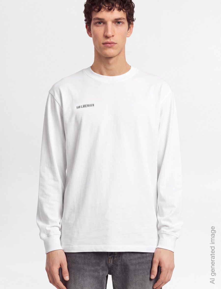 HAN Kjøbenhavn - Daily Regular Long Sleeve Tee - langärmelig - white - 3