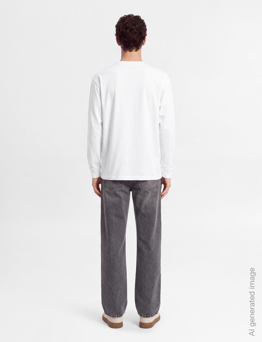 HAN Kjøbenhavn - Daily Regular Long Sleeve Tee - langärmelig - white - 4
