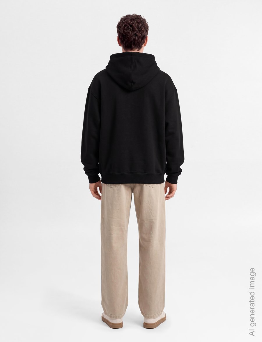 HAN Kjøbenhavn - Daily Regular Hoodie - hoodies - black - 4