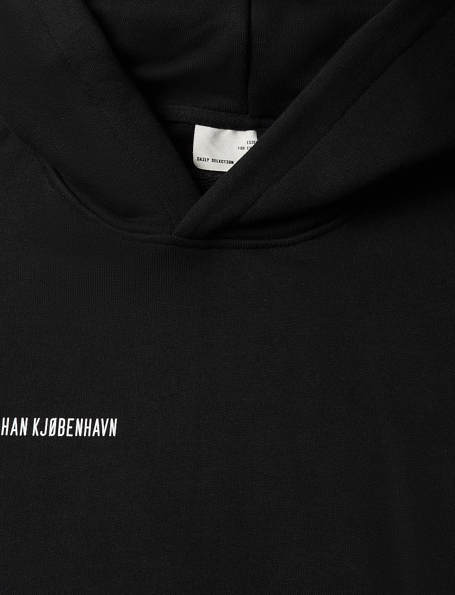 HAN Kjøbenhavn - Daily Regular Hoodie - sweatshirts - black - 2