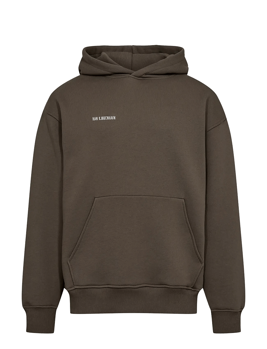 HAN Kjøbenhavn - Daily Regular Hoodie - hoodies - dusty brown - 0
