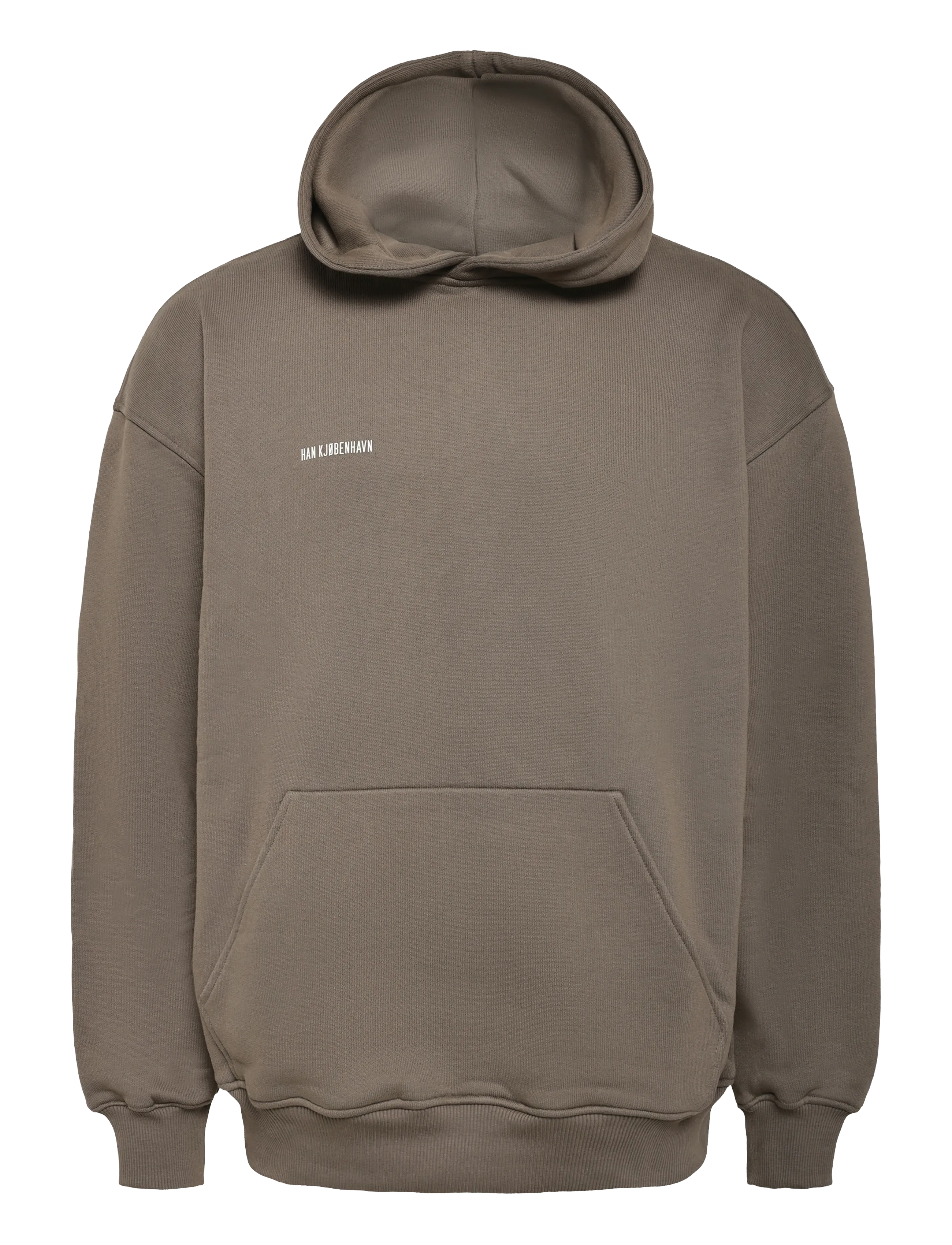 HAN Kjøbenhavn Daily Regular Hoodie - Kapuzenpullover - DUSTY BROWN / brown