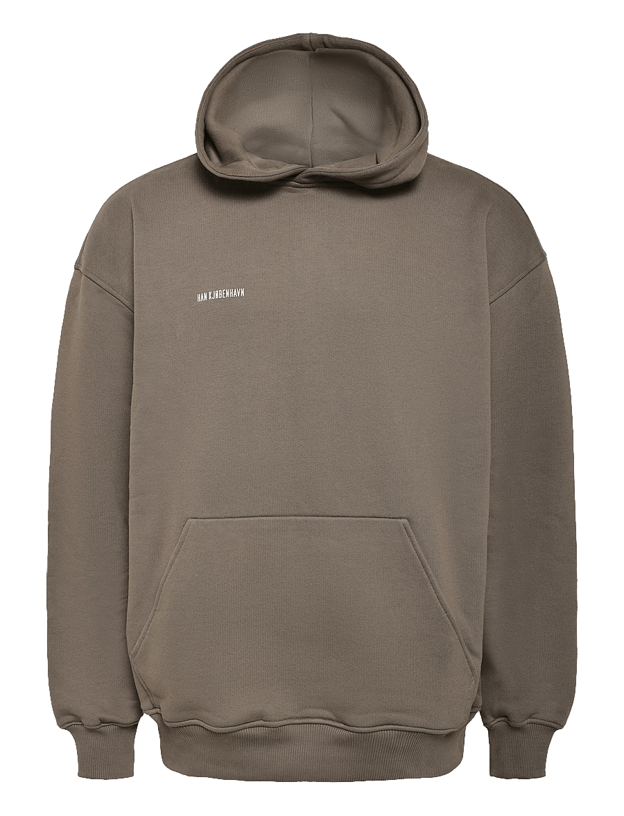 HAN Kjøbenhavn - Daily Regular Hoodie - sweatshirts - dusty brown - 0