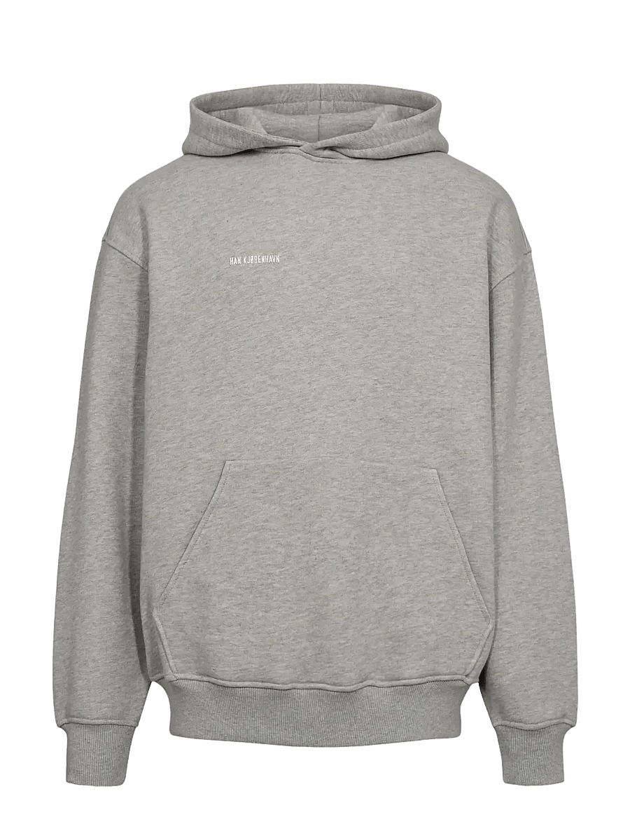 HAN Kjøbenhavn - Daily Regular Hoodie - hoodies - grey melange - 0