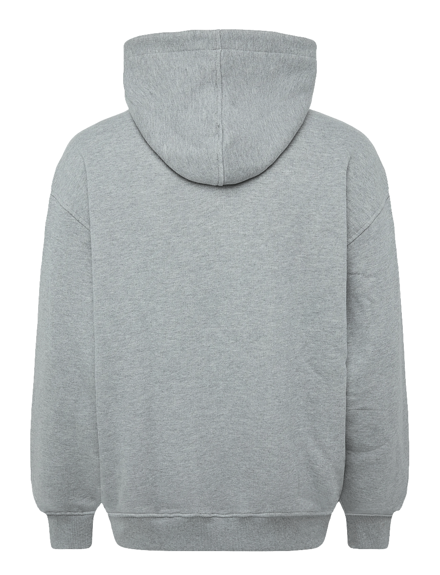 HAN Kjøbenhavn - Daily Regular Hoodie - kapuutsiga dressipluusid - grey melange - 1