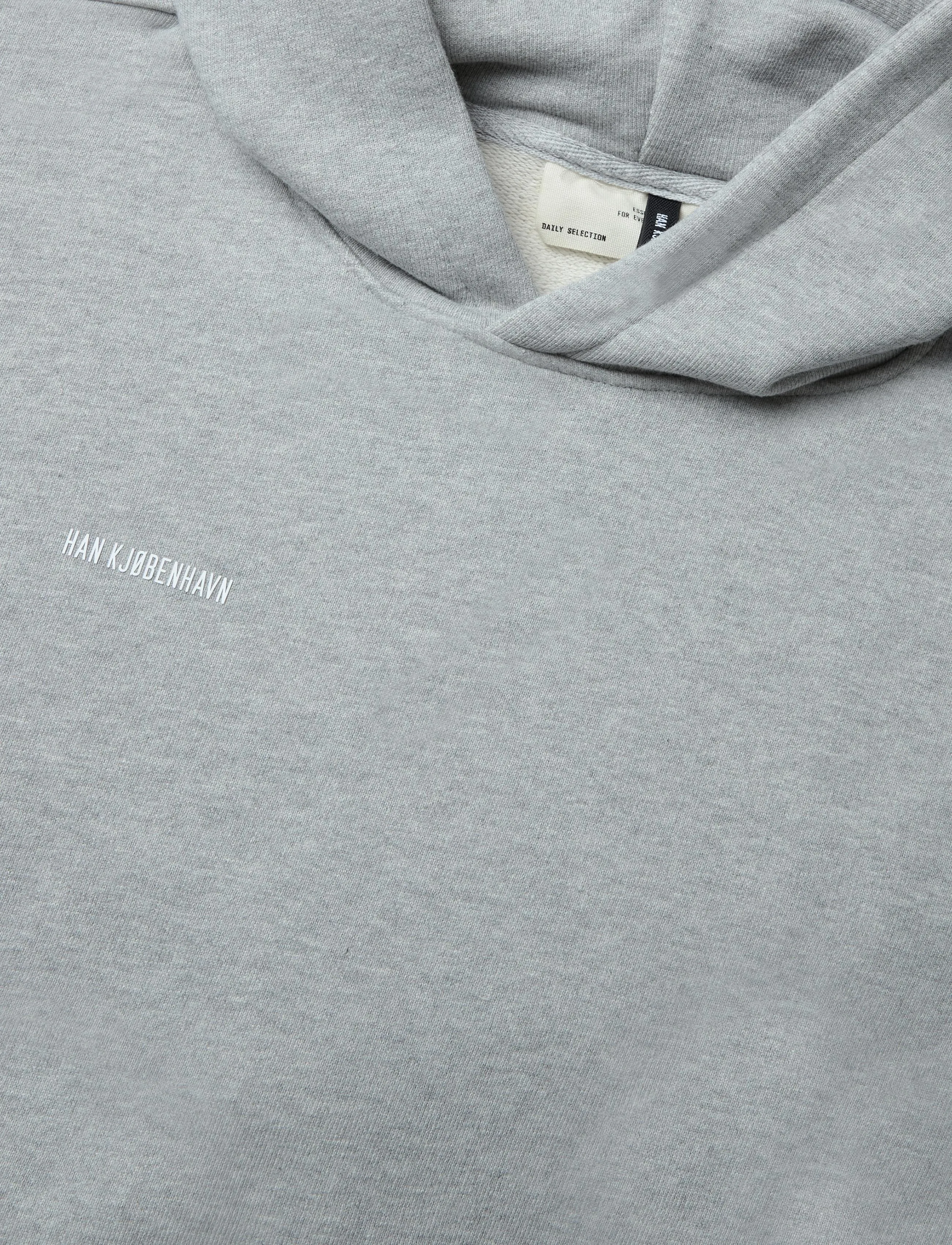 HAN Kjøbenhavn - Daily Regular Hoodie - kapuutsiga dressipluusid - grey melange - 2