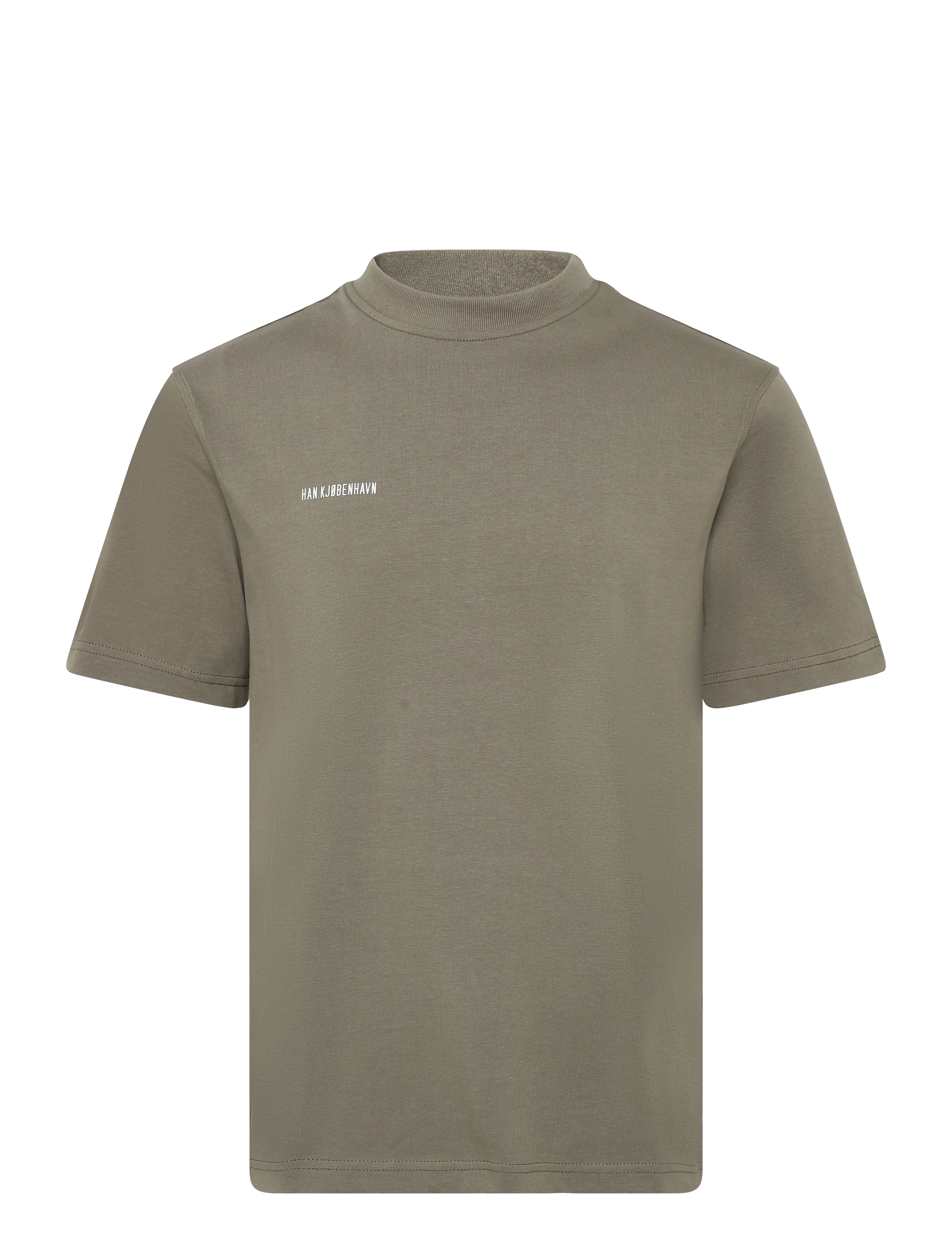 HAN Kjøbenhavn Daily Regular Tee - Fatnaður - DUSTY BROWN / brown