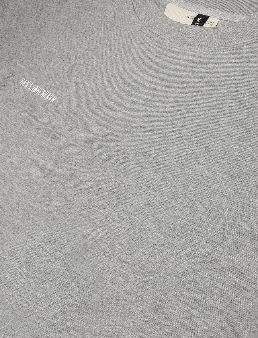 HAN Kjøbenhavn - Daily Regular Tee - lühikeste varrukatega t-särgid - grey melange - 2