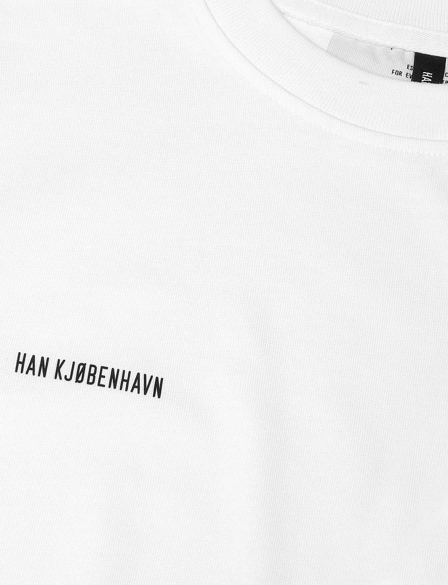 HAN Kjøbenhavn - Daily Regular Tee - kortärmade t-shirts - white - 2