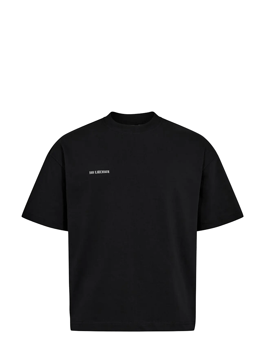 HAN Kjøbenhavn - Daily Boxy Tee - kortärmade t-shirts - black - 0
