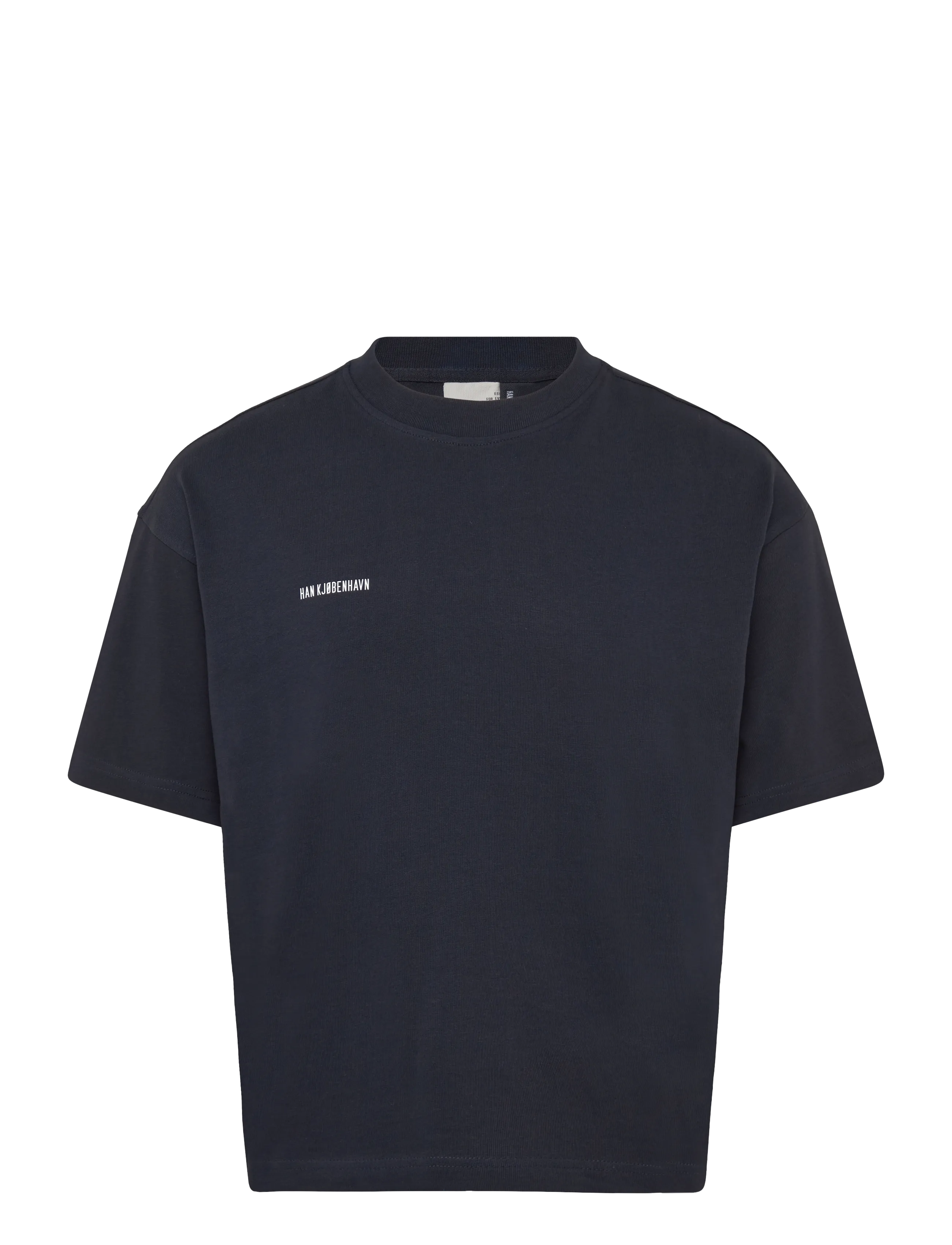 HAN Kjøbenhavn Daily Boxy Tee - T-shirts - BLACK / black