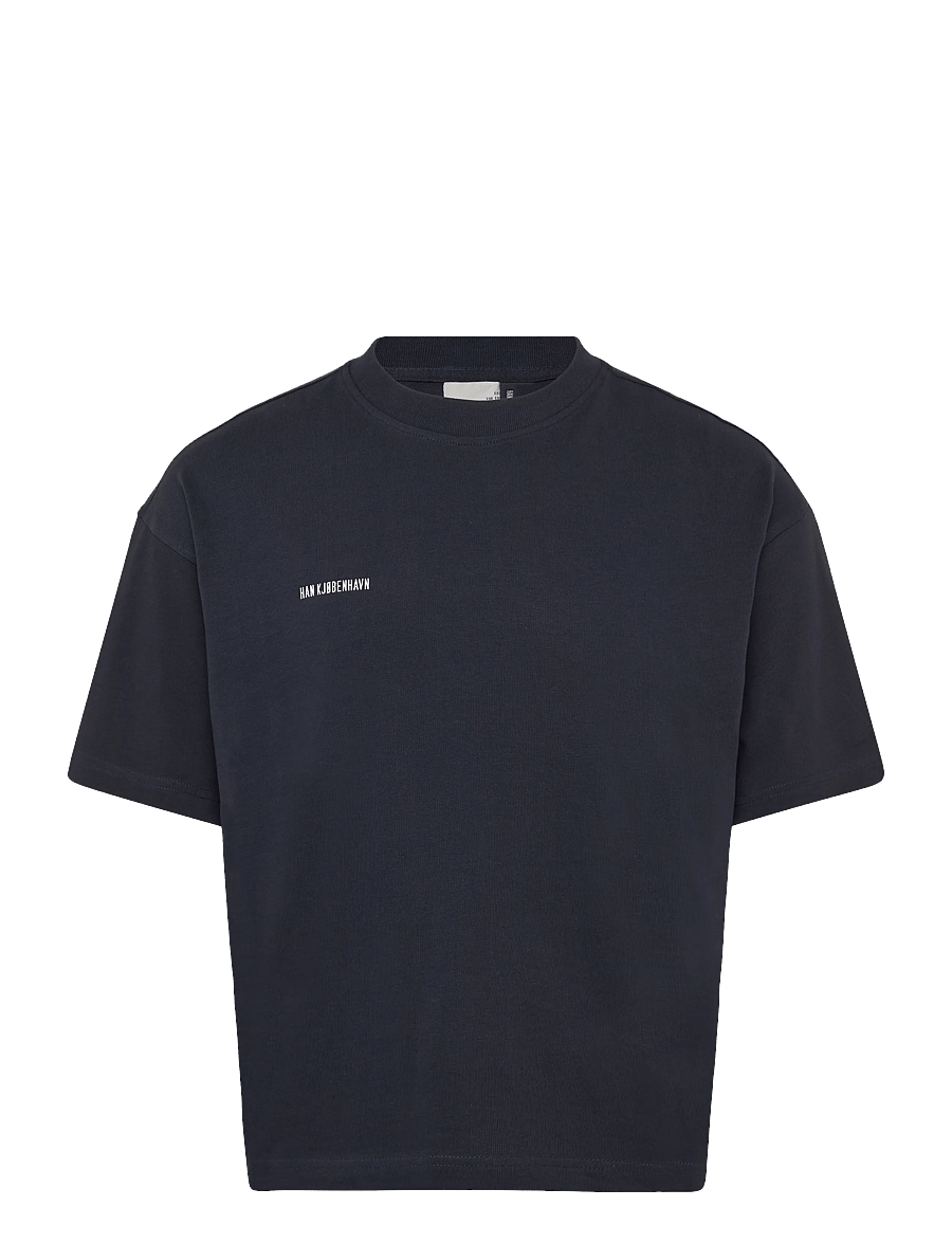 HAN Kjøbenhavn - Daily Boxy Tee - kortærmede t-shirts - black - 0