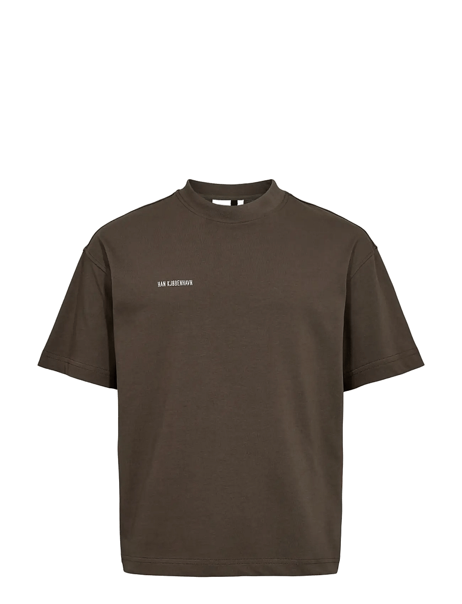 HAN Kjøbenhavn - Daily Boxy Tee - kortærmede t-shirts - dusty brown - 0