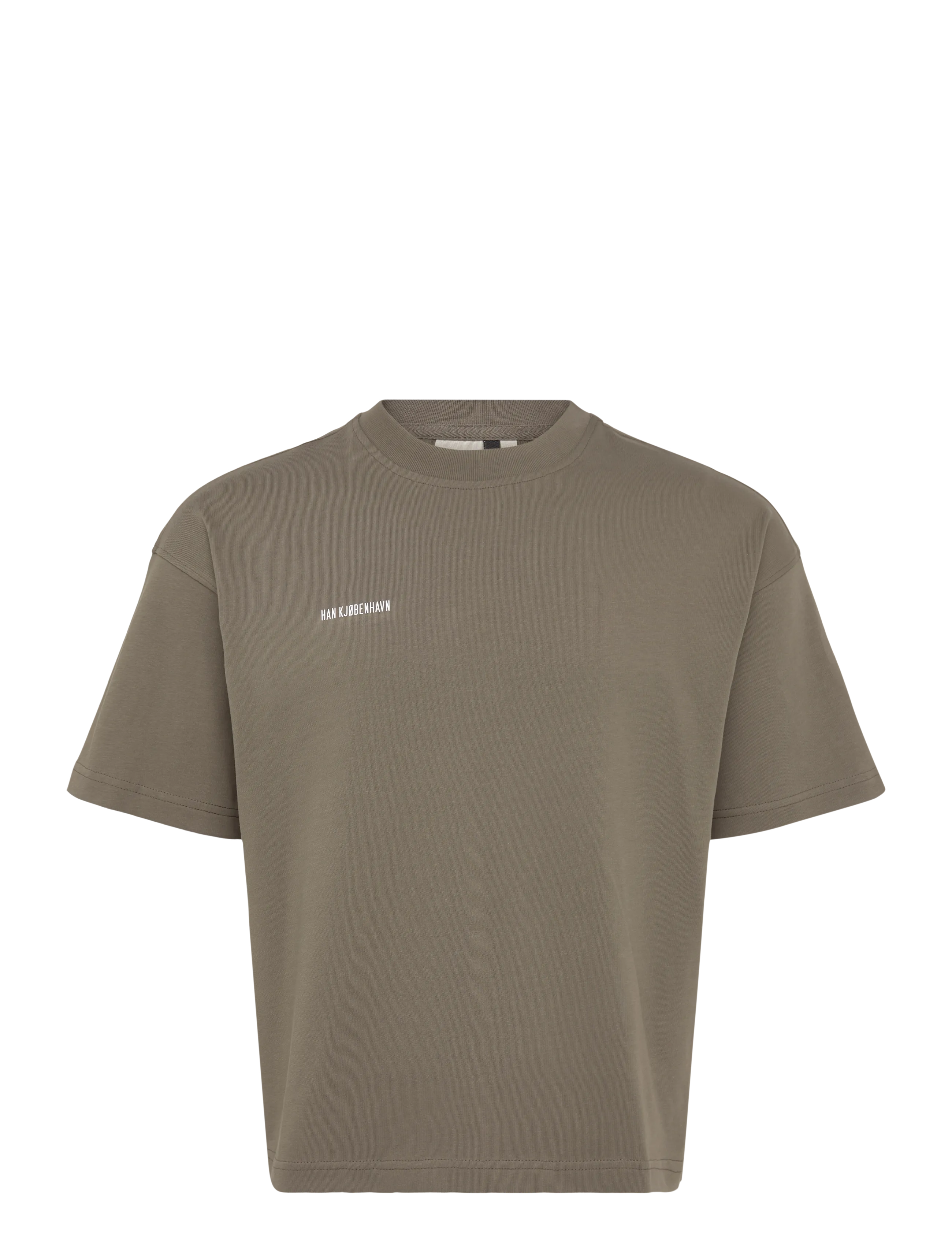 HAN Kjøbenhavn Daily Boxy Tee - Inspiration - DUSTY BROWN / brown