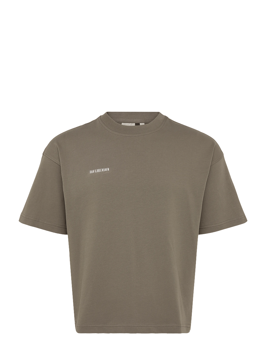 HAN Kjøbenhavn - Daily Boxy Tee - kurzärmelig - dusty brown - 0