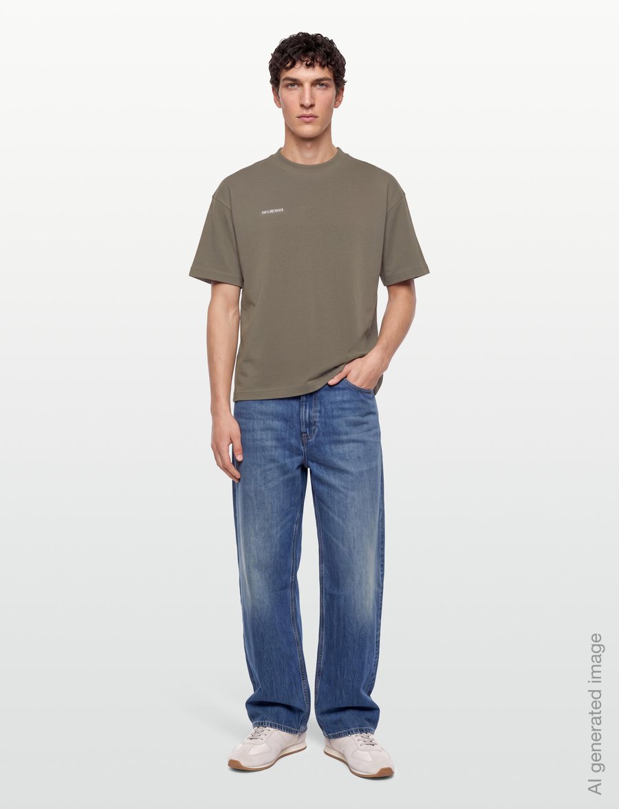 HAN Kjøbenhavn - Daily Boxy Tee - t-shirts - dusty brown - 0