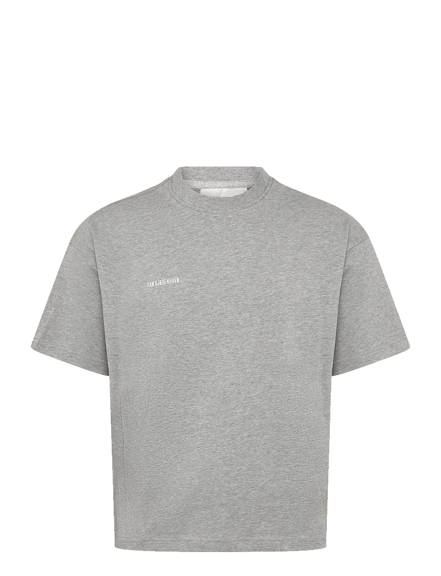 HAN Kjøbenhavn - Daily Boxy Tee - kurzärmelig - grey melange - 0