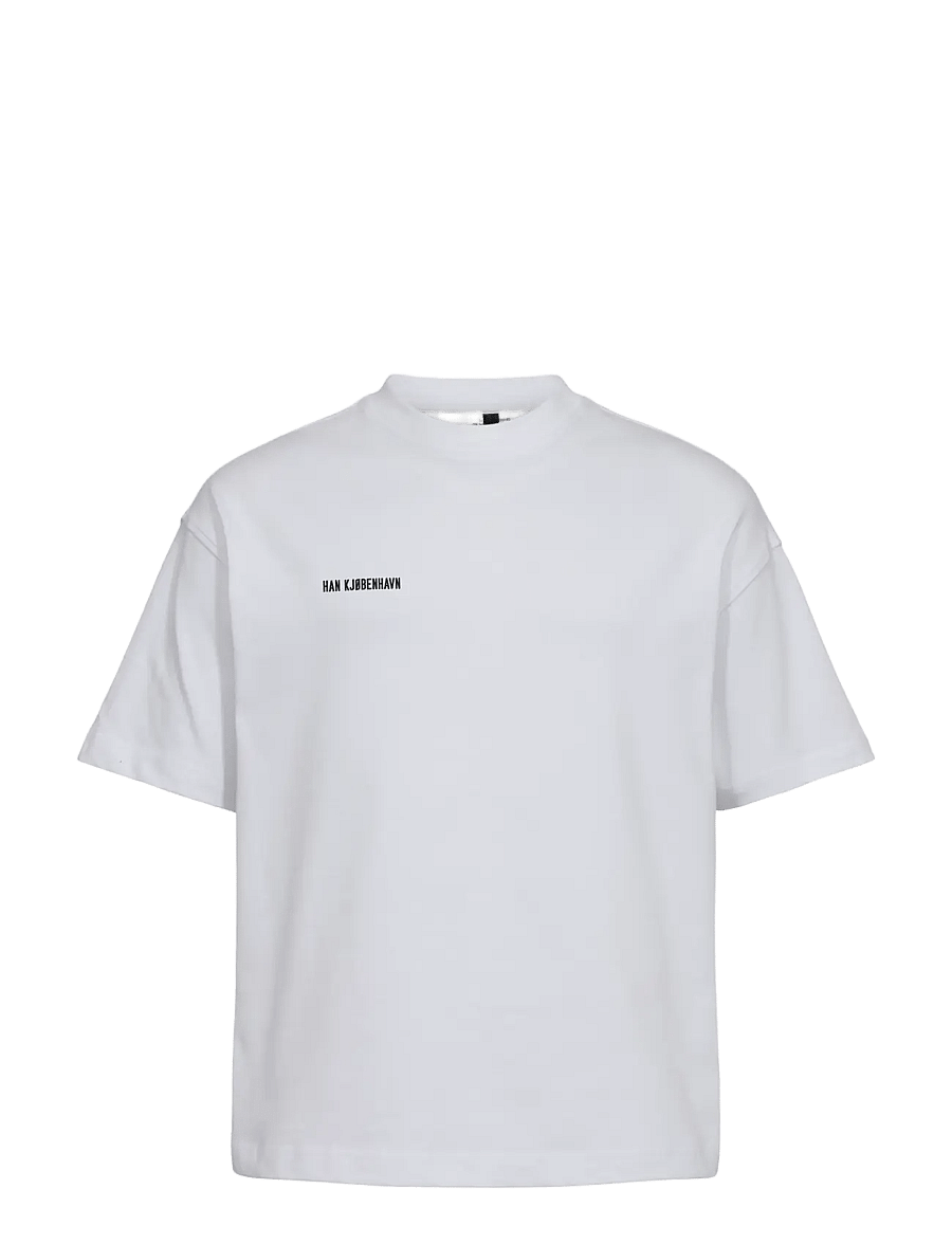 HAN Kjøbenhavn - Daily Boxy Tee - kortärmade t-shirts - white - 0