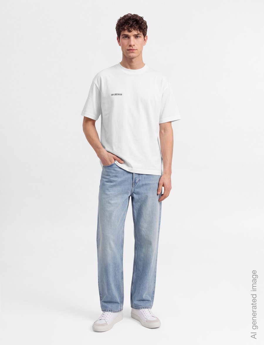 HAN Kjøbenhavn - Daily Boxy Tee - kurzärmelig - white - 0