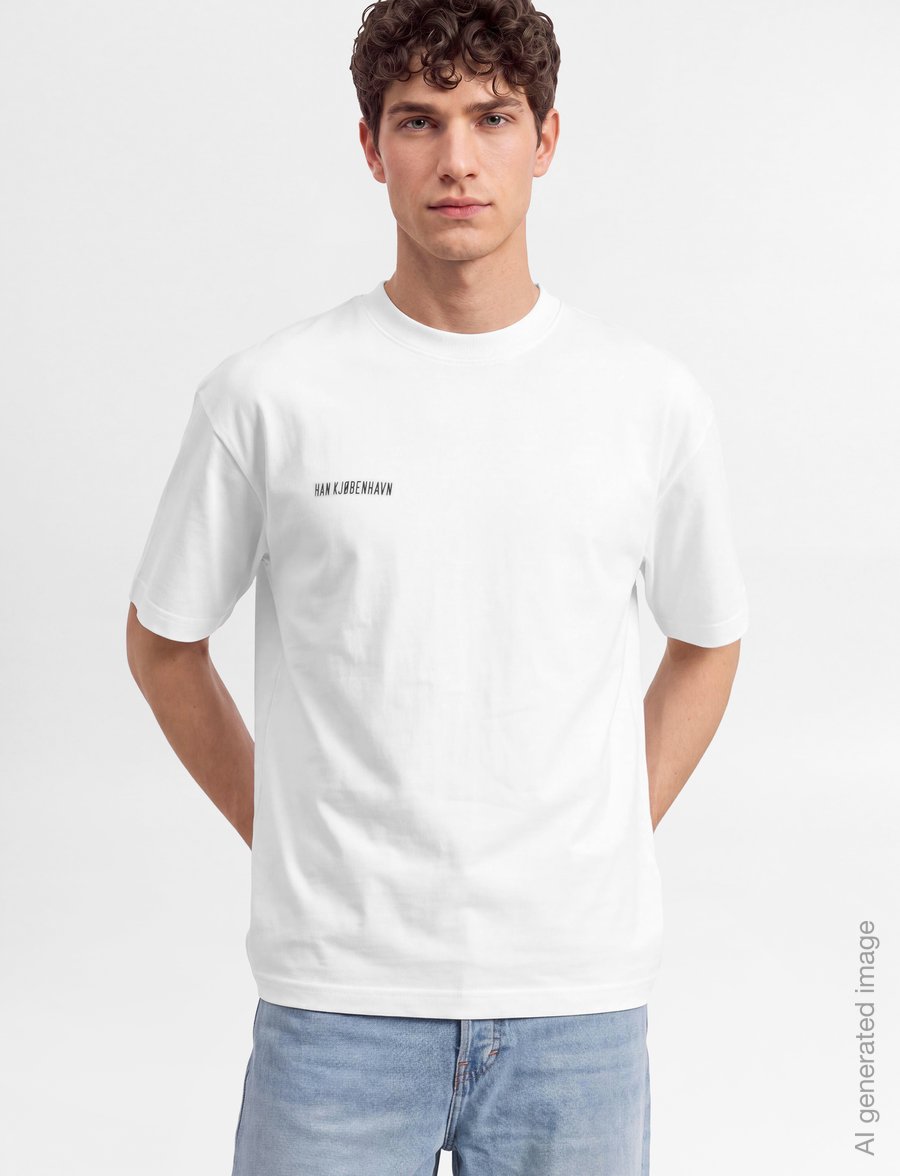 HAN Kjøbenhavn - Daily Boxy Tee - kurzärmelig - white - 3