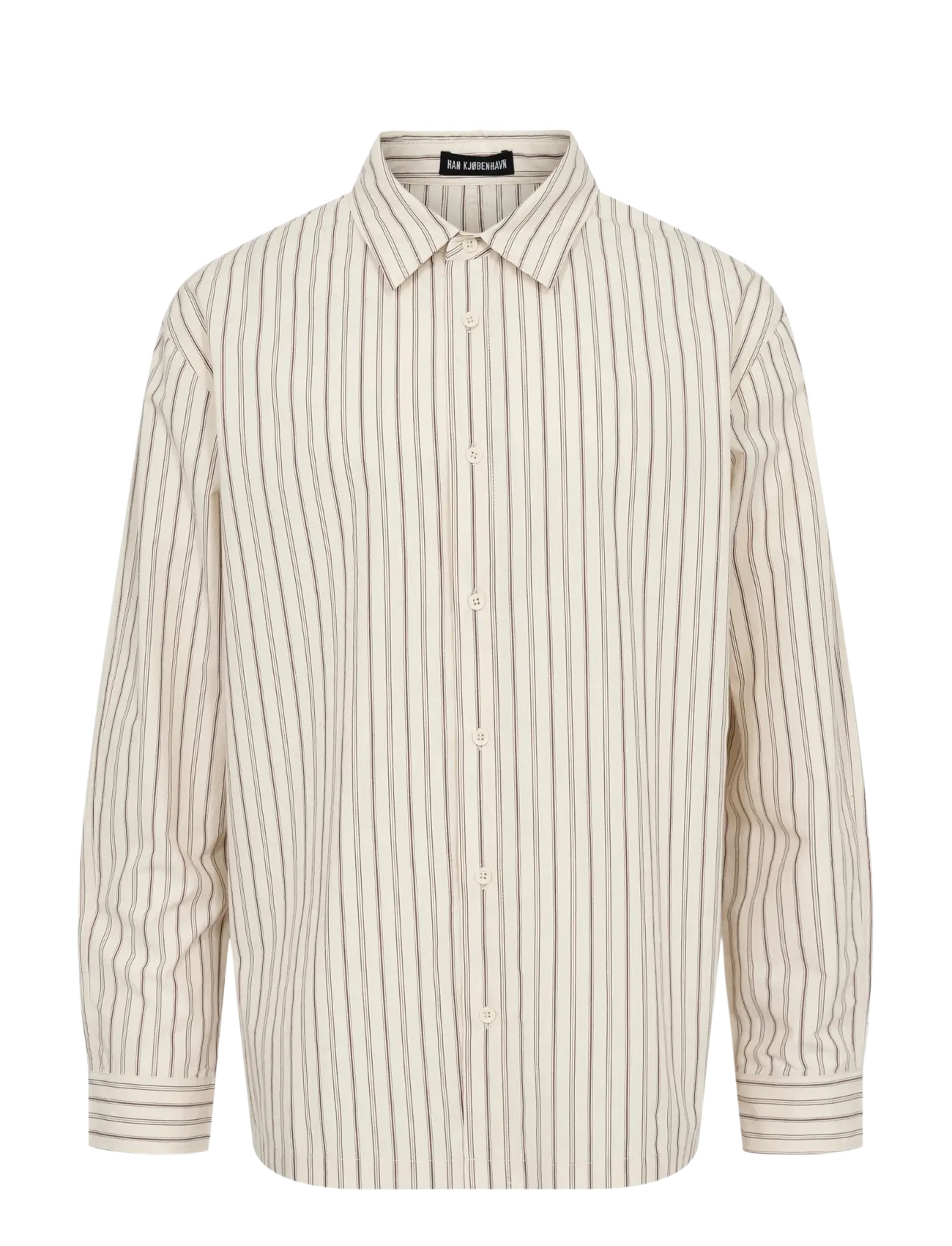 HAN Kjøbenhavn - Striped Casual Shirt - randiga skjortor - off white - 1