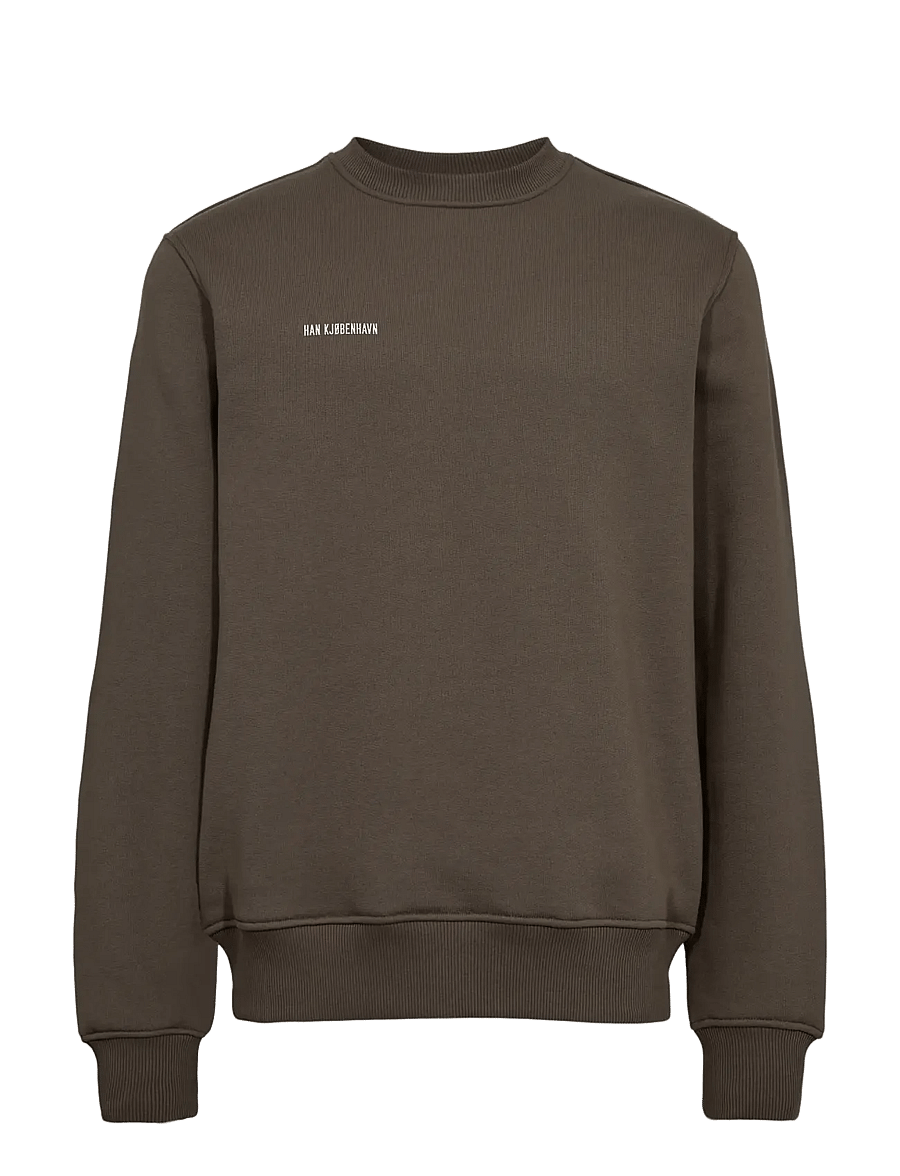 HAN Kjøbenhavn - Daily Regular Crewneck - dressipluusid - dusty brown - 0