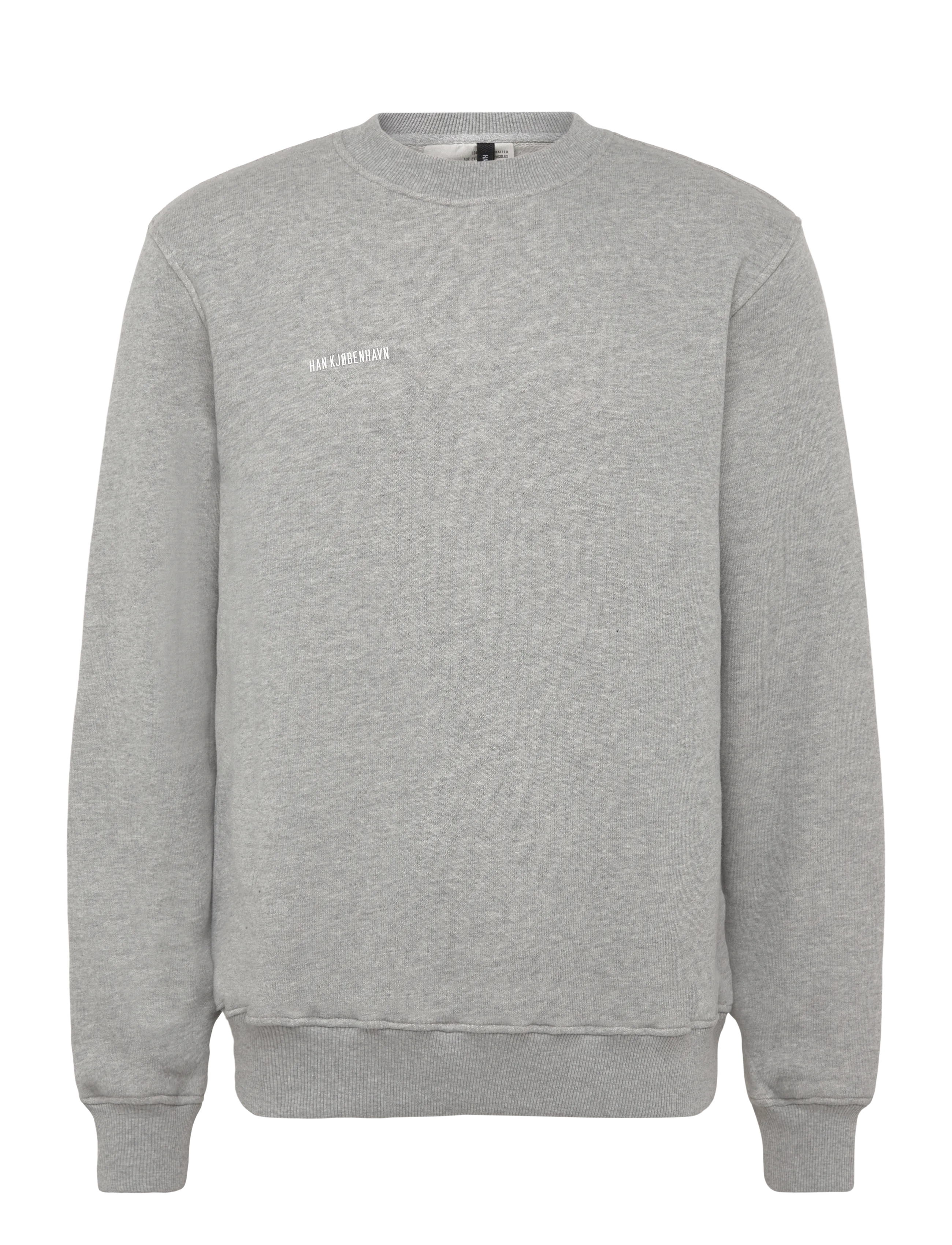HAN Kjøbenhavn Daily Regular Crewneck - Inspiration - GREY MELANGE / grey
